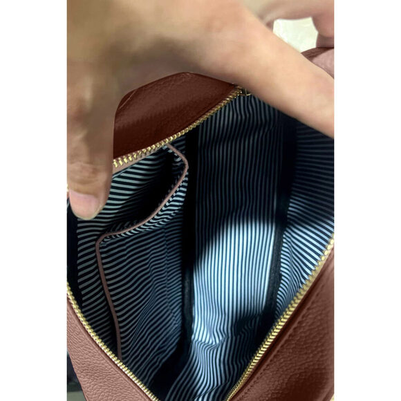 PU Leather Tassel Crossbody Bag - Picture 4 of 15